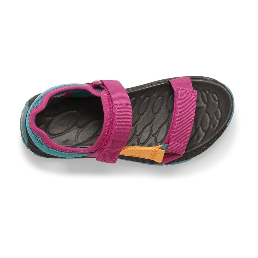 Merrell Big Kid's Kahuna Web Sandal Berry-Multi