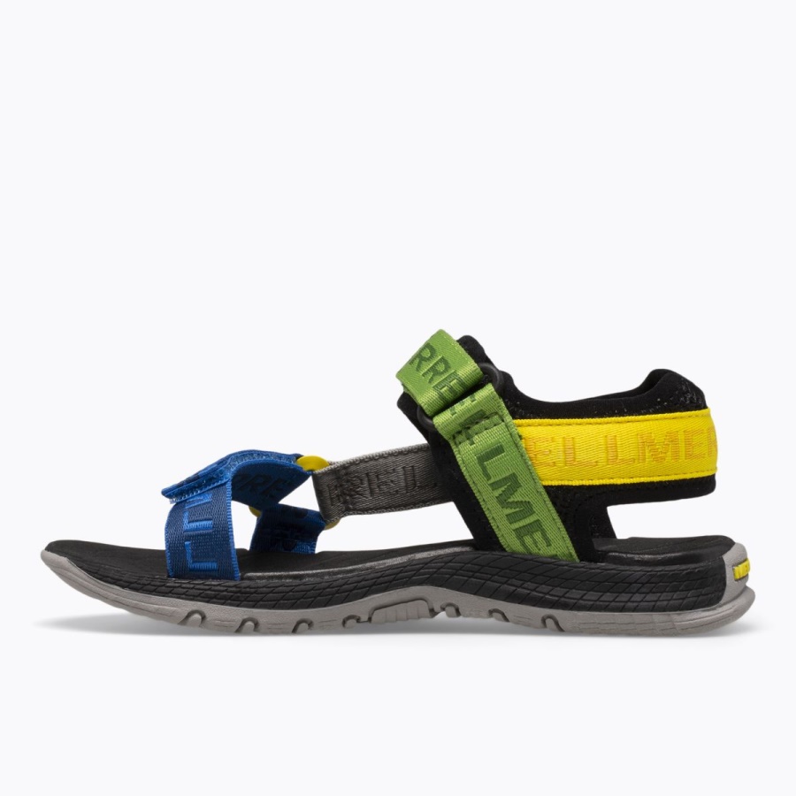 Merrell Big Kid's Kahuna Web Sandal Black-Multi