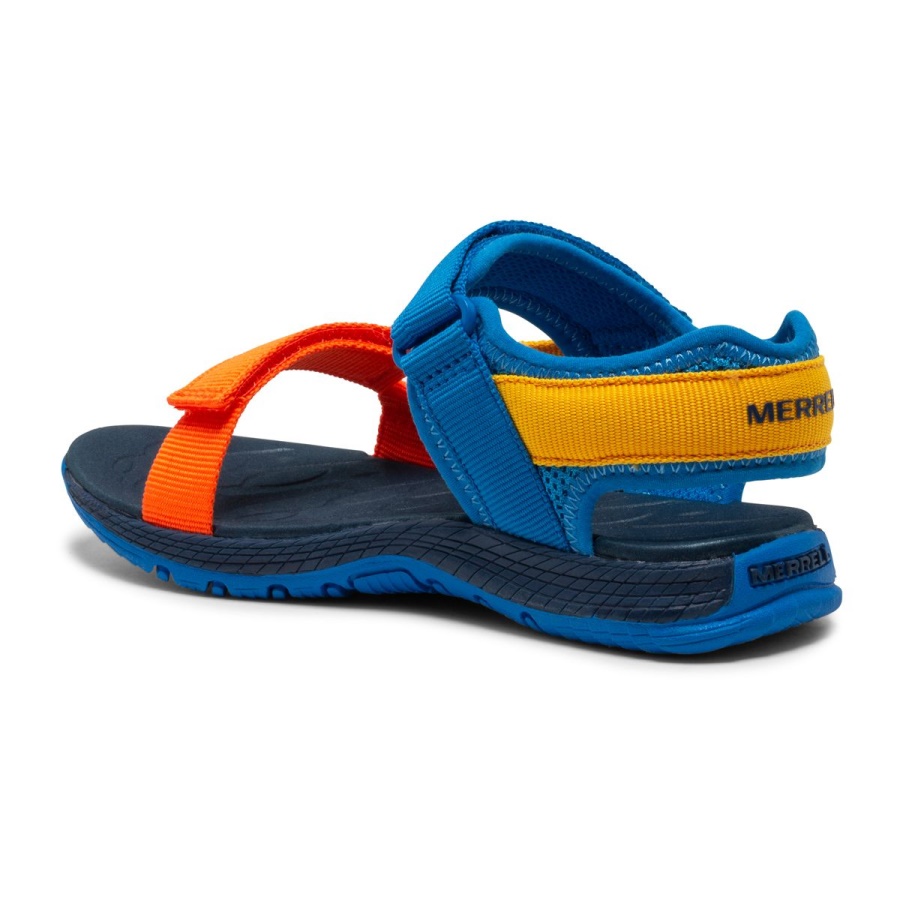 Merrell Big Kid's Kahuna Web Sandal Blue Multi