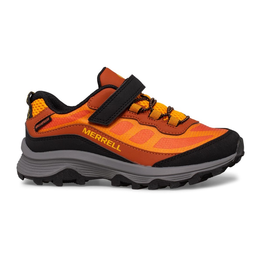 Merrell Big Kid's Moab Speed Low A/C Waterproof Orange-Black