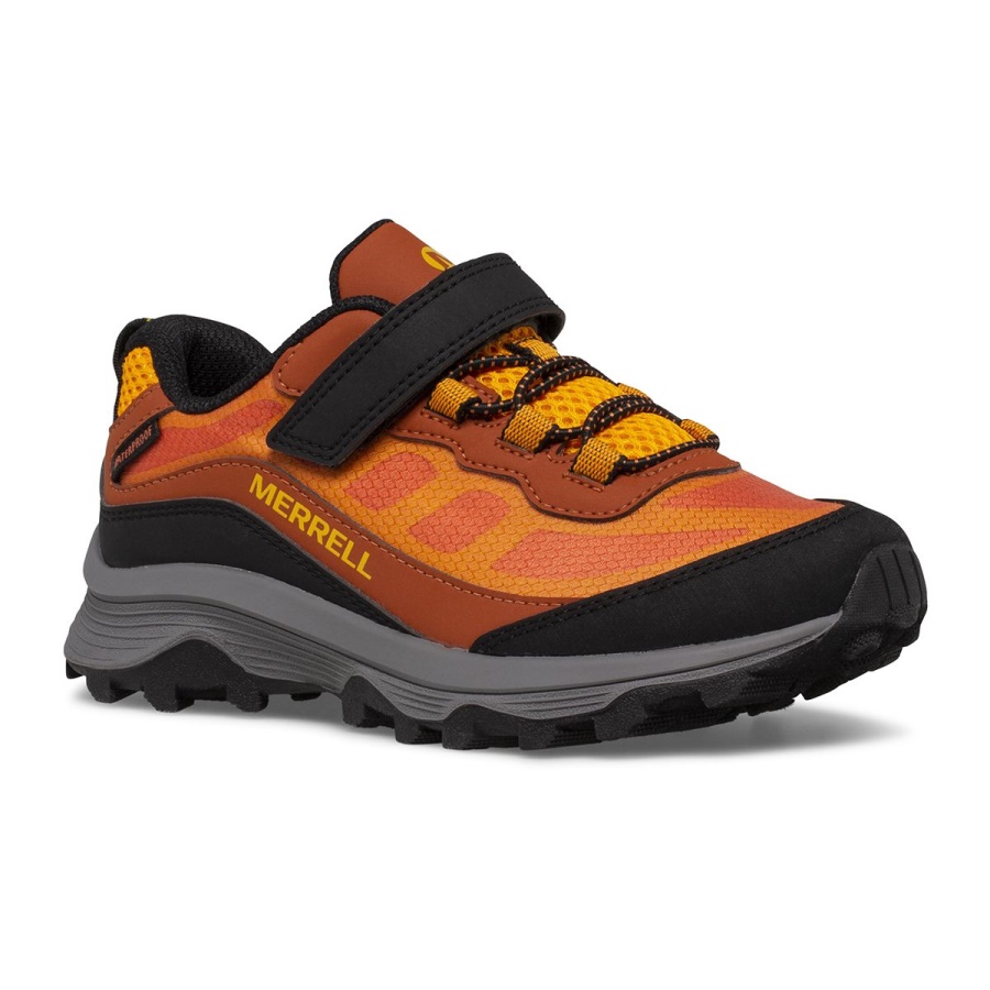 Merrell Big Kid's Moab Speed Low A/C Waterproof Orange-Black