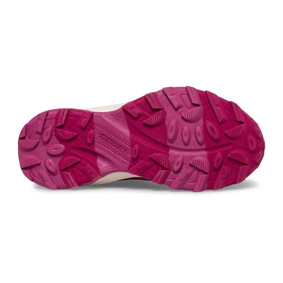 Merrell Big Kid's Moab Speed Low Waterproof Grey-Berry