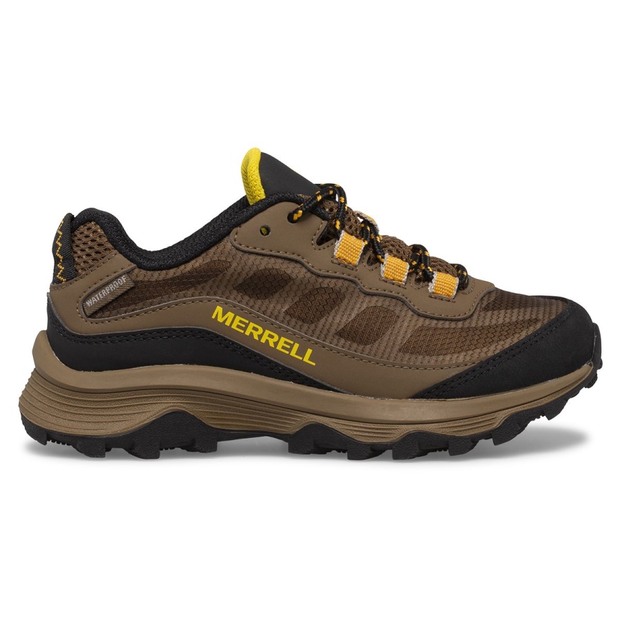 Merrell Big Kid's Moab Speed Low Waterproof Walnut