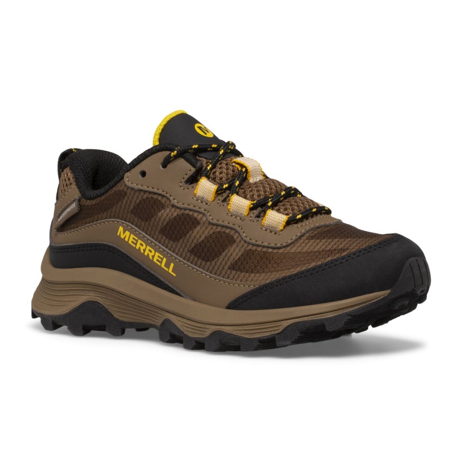 Merrell Big Kid's Moab Speed Low Waterproof Walnut