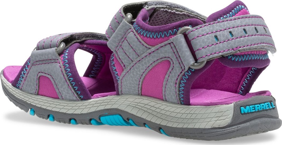 Merrell Big Kid's Panther Sandal 2.0 Grey