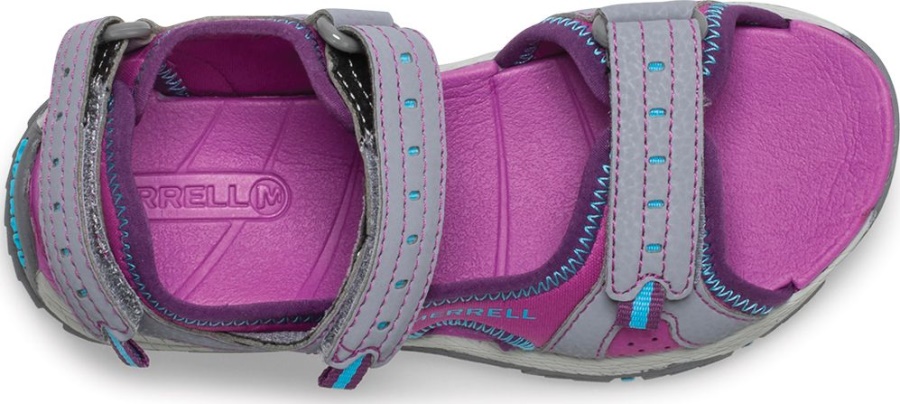 Merrell Big Kid's Panther Sandal 2.0 Grey