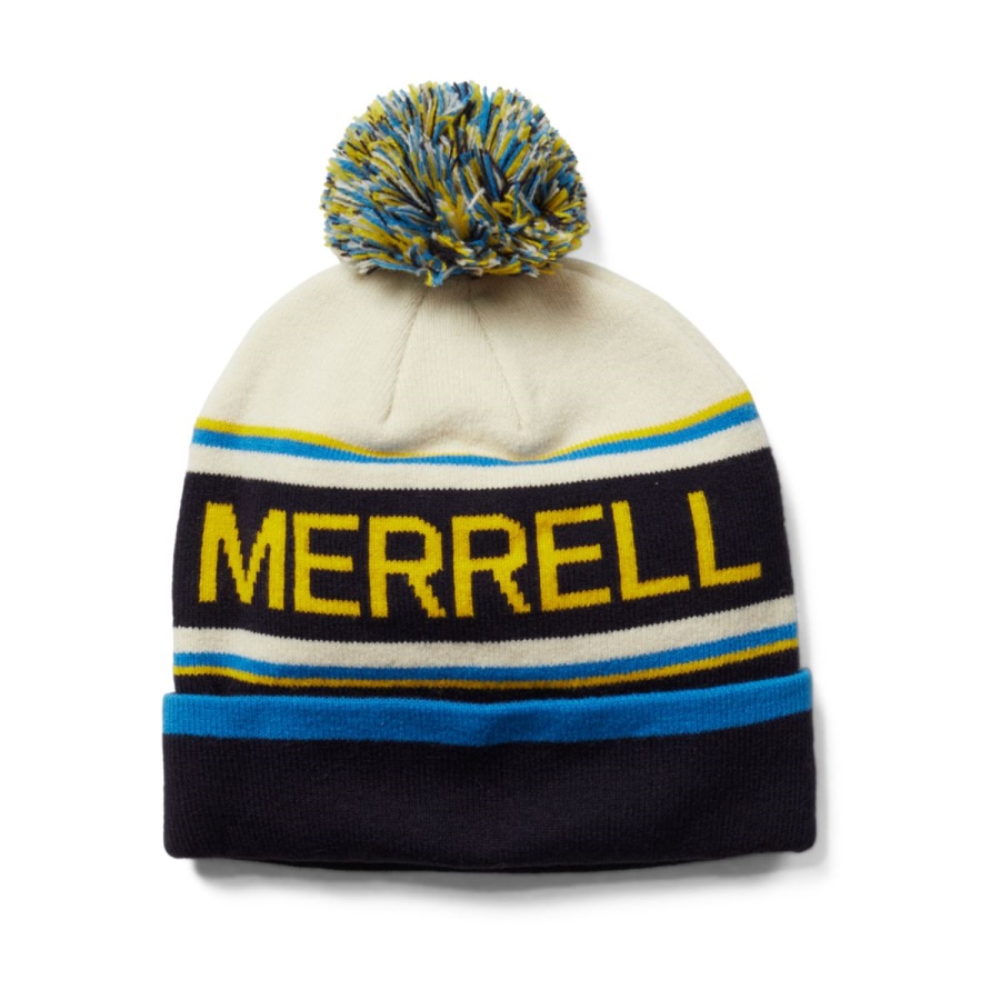 Merrell College Pom Beanie Navy-Chalk