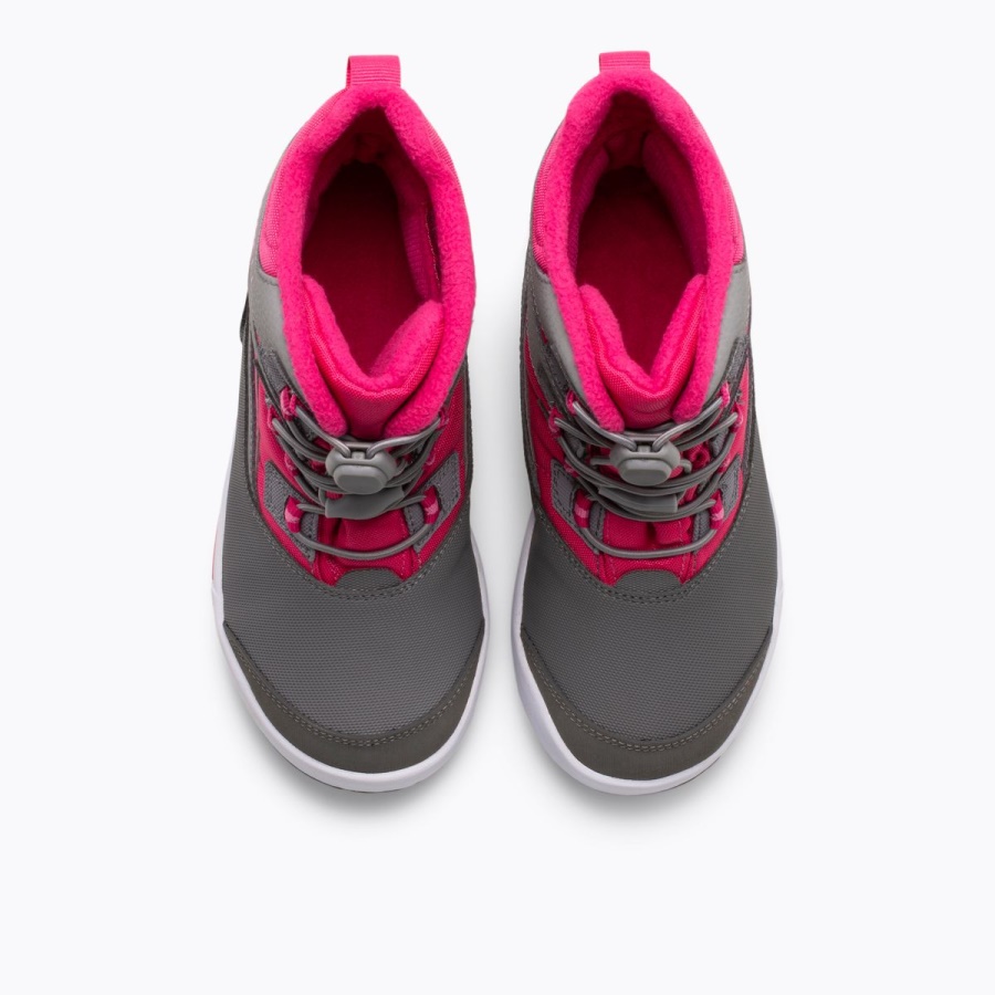 Merrell Little Kid's Snow Bank 3.0 Boot Grey-Berry