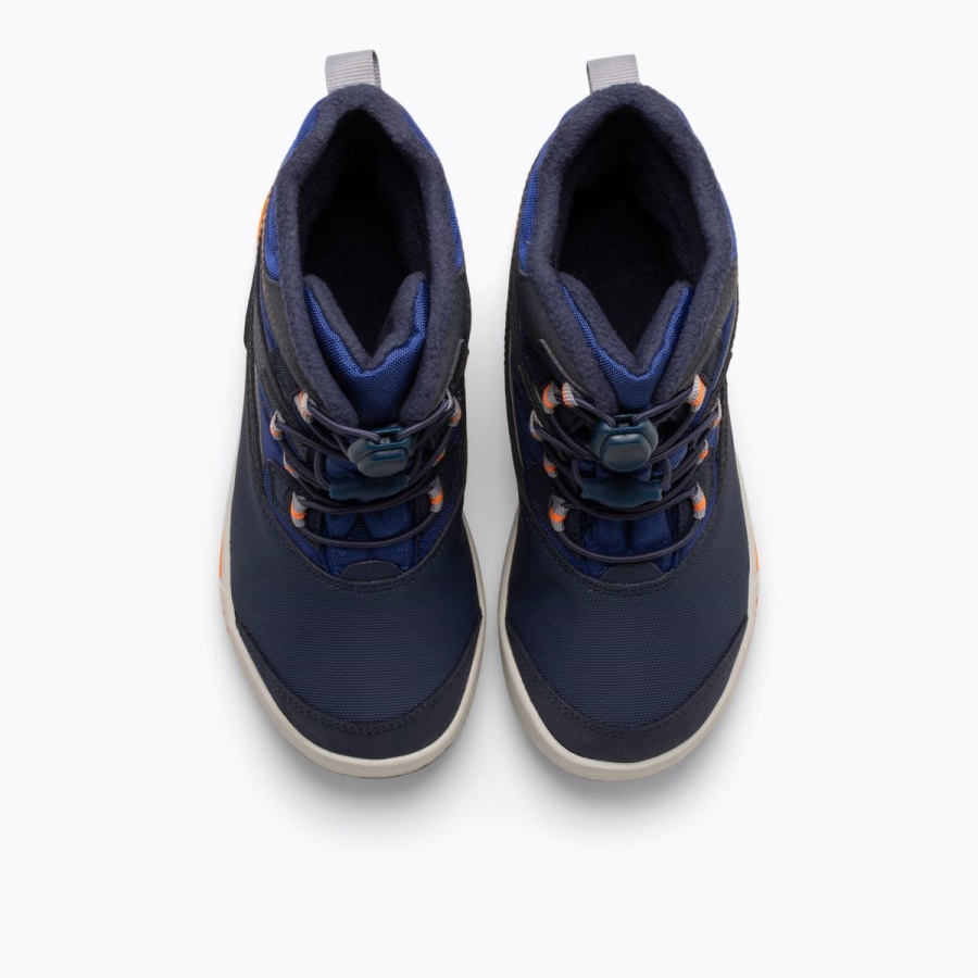 Merrell Little Kid's Snow Bank 3.0 Boot Navy-Cobalt-Orange