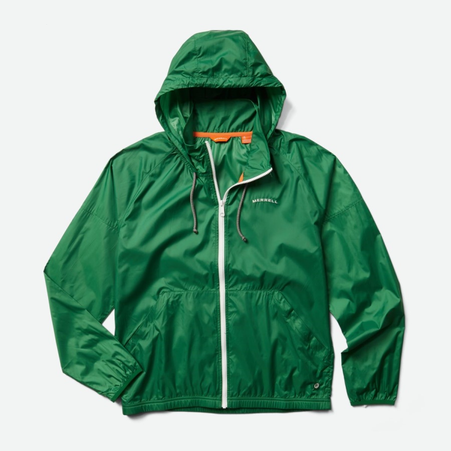 Merrell Men's Alder Packable Wind Shell Abundant Green