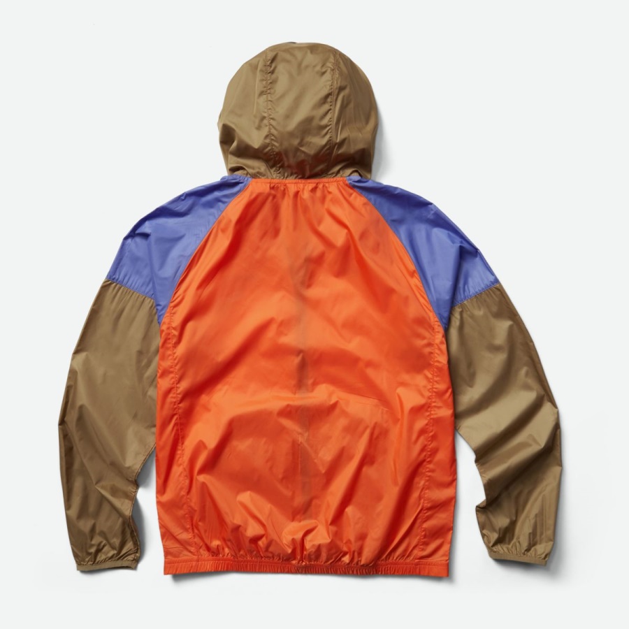 Merrell Men's Alder Packable Wind Shell Firecracker-Elmwood