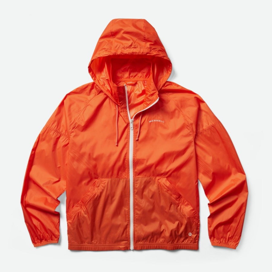 Merrell Men's Alder Packable Wind Shell Firecracker