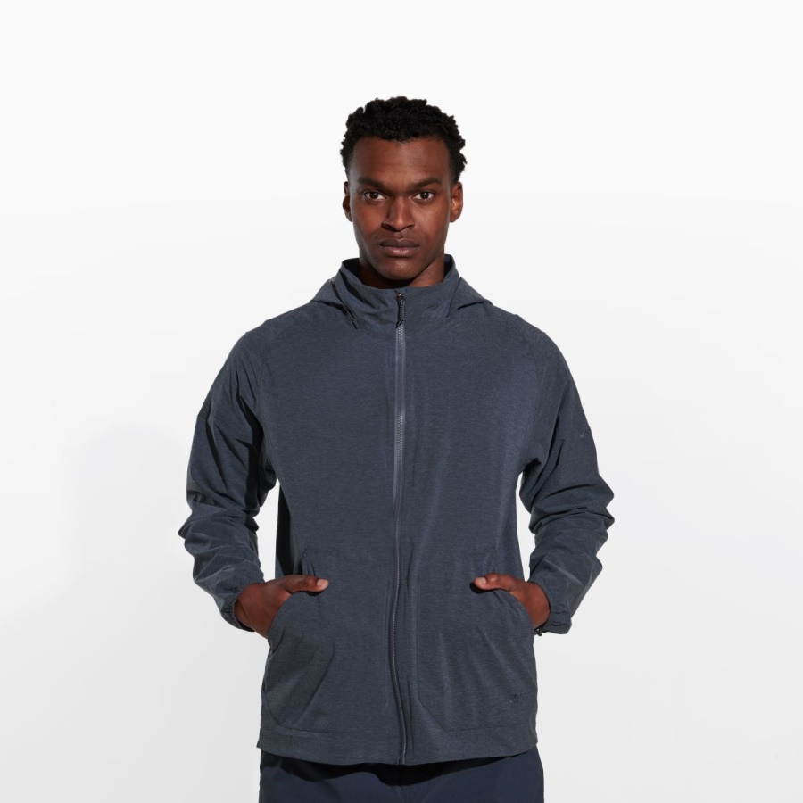 Merrell Men's Alpine Packable Rain Shell Black Heather