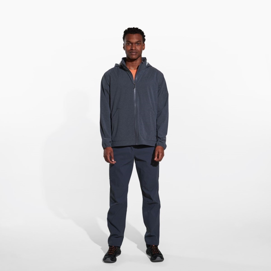 Merrell Men's Alpine Packable Rain Shell Black Heather