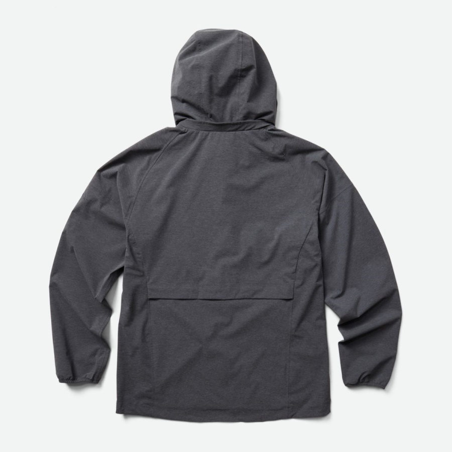 Merrell Men's Alpine Packable Rain Shell Black Heather