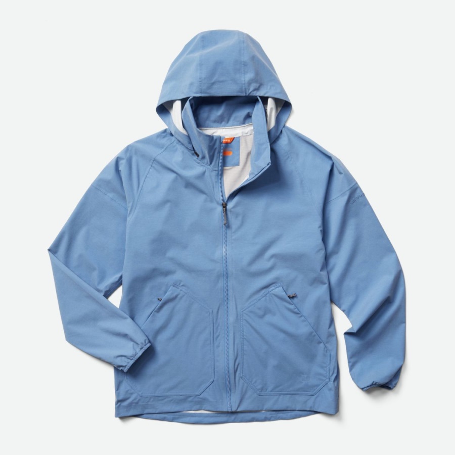 Merrell Men's Alpine Packable Rain Shell Riviera Heather