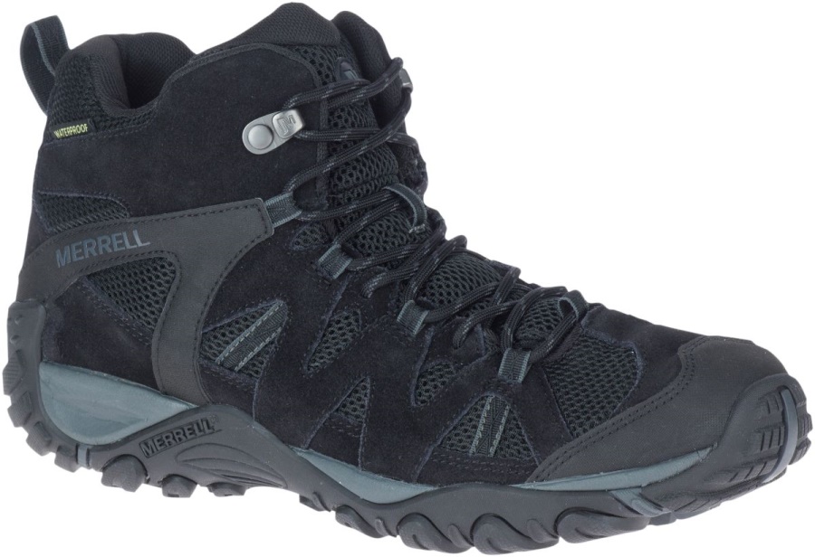 Merrell Men's Deverta 2 Mid Waterproof Black-Granite