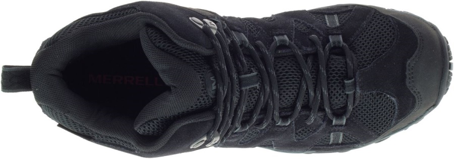 Merrell Men's Deverta 2 Mid Waterproof Black-Granite