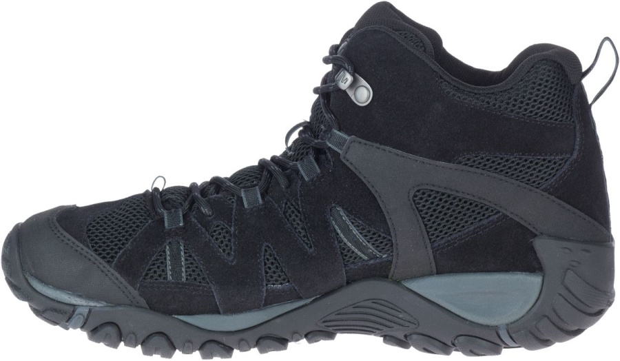 Merrell Men's Deverta 2 Mid Waterproof Black-Granite