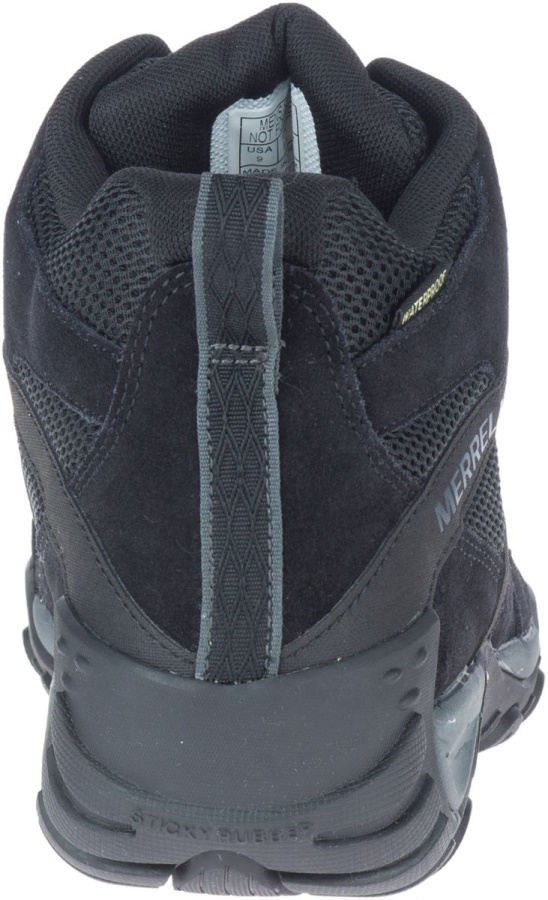 Merrell Men's Deverta 2 Mid Waterproof Black-Granite