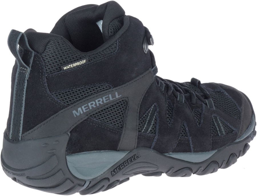 Merrell Men's Deverta 2 Mid Waterproof Black-Granite