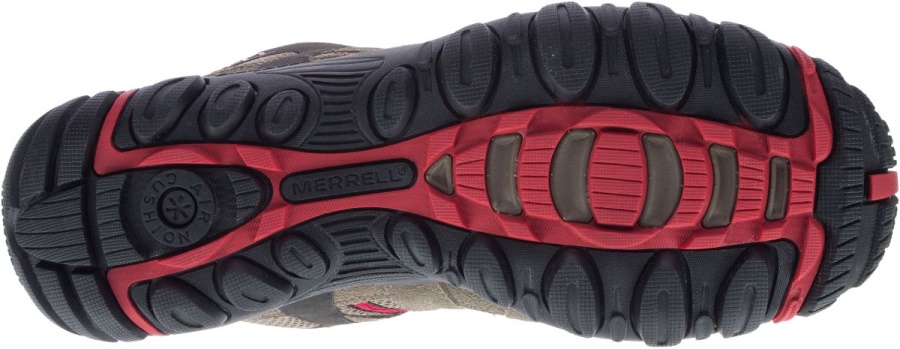 Merrell Men's Deverta 2 Mid Waterproof Boulder-Fiery Red