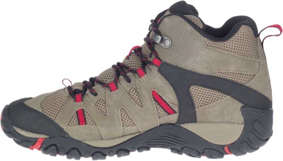 Merrell Men's Deverta 2 Mid Waterproof Boulder-Fiery Red