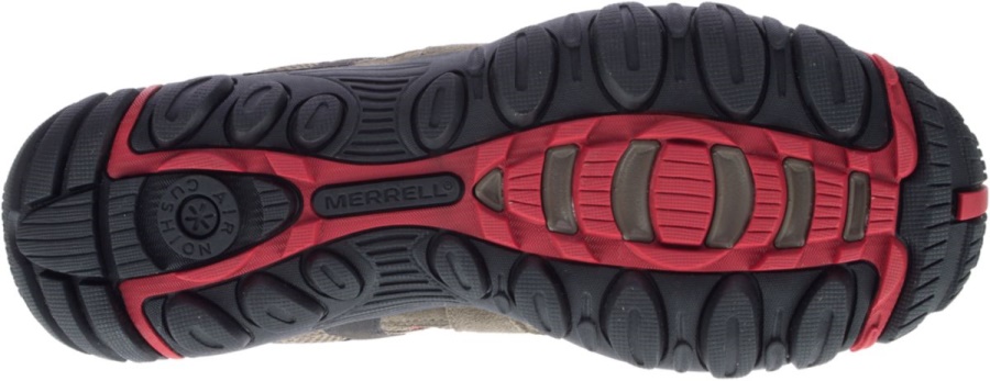 Merrell Men's Deverta 2 Waterproof Boulder-Fiery Red