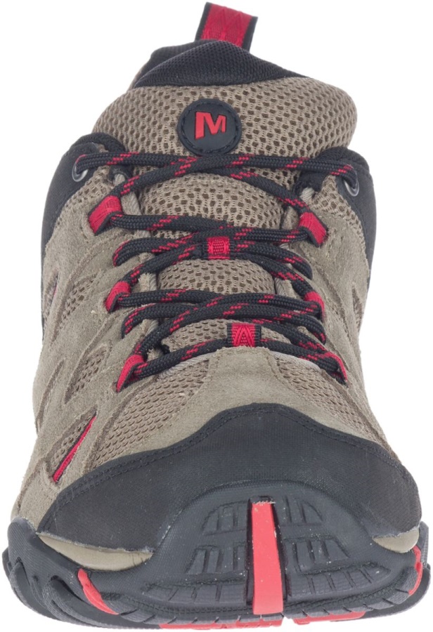 Merrell Men's Deverta 2 Waterproof Boulder-Fiery Red