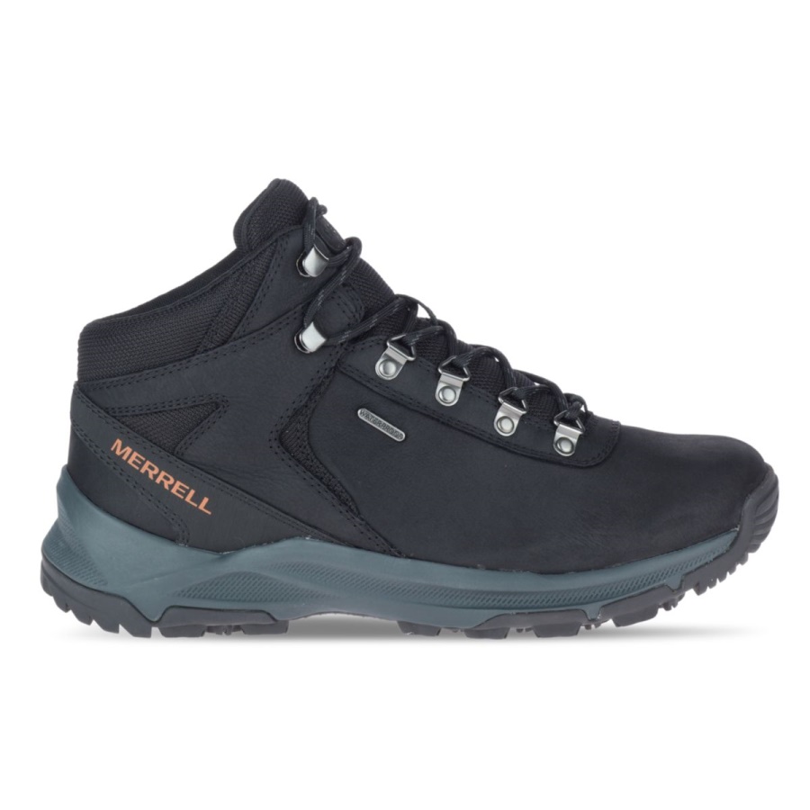 Merrell Men's Erie Mid Leather Waterproof Black