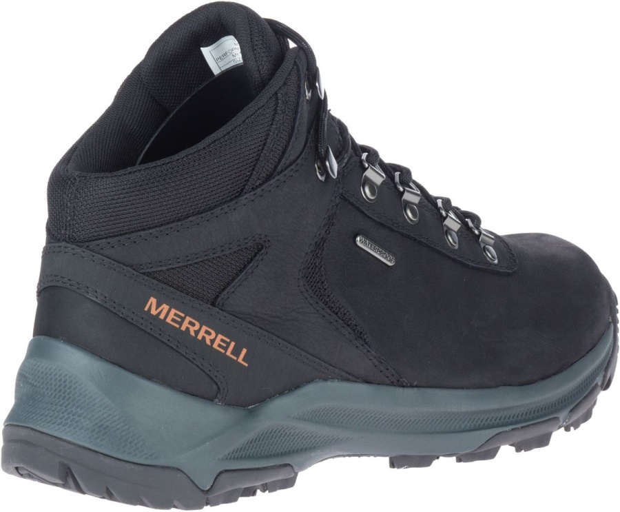 Merrell Men's Erie Mid Leather Waterproof Black