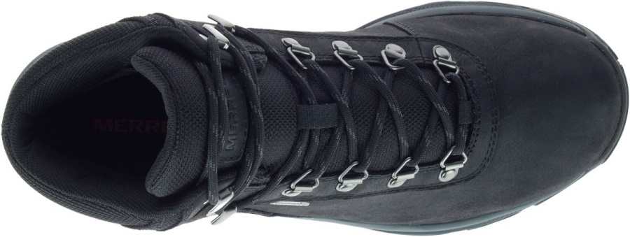 Merrell Men's Erie Mid Leather Waterproof Black