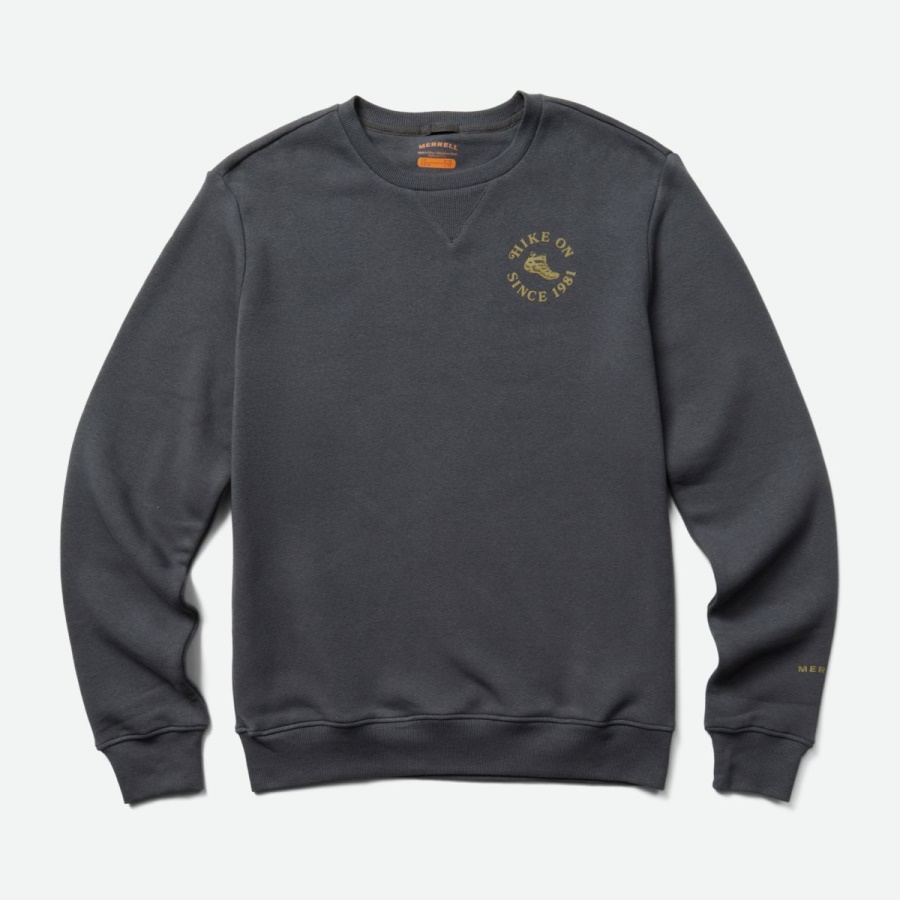 Merrell Men's Hike On Crew Neck Fleece India Ink