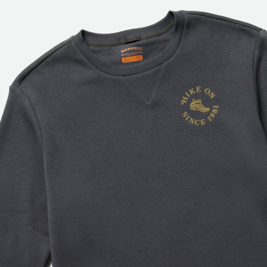 Merrell Men's Hike On Crew Neck Fleece India Ink