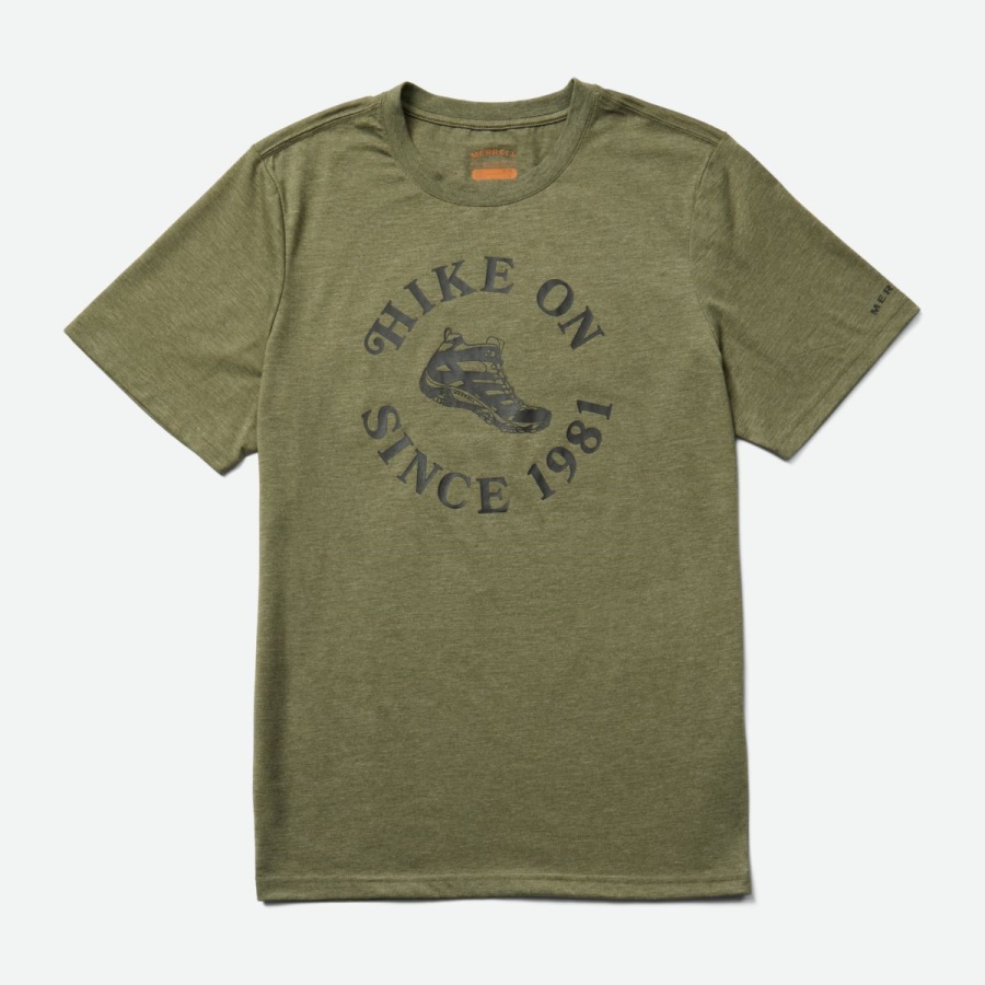Merrell Men's Hike On Tee Dusty Olive Heather