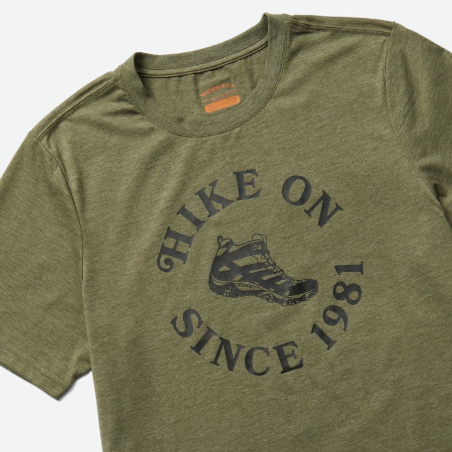 Merrell Men's Hike On Tee Dusty Olive Heather