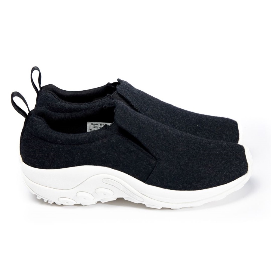 Merrell Men's Jungle Moc Wool Black-White