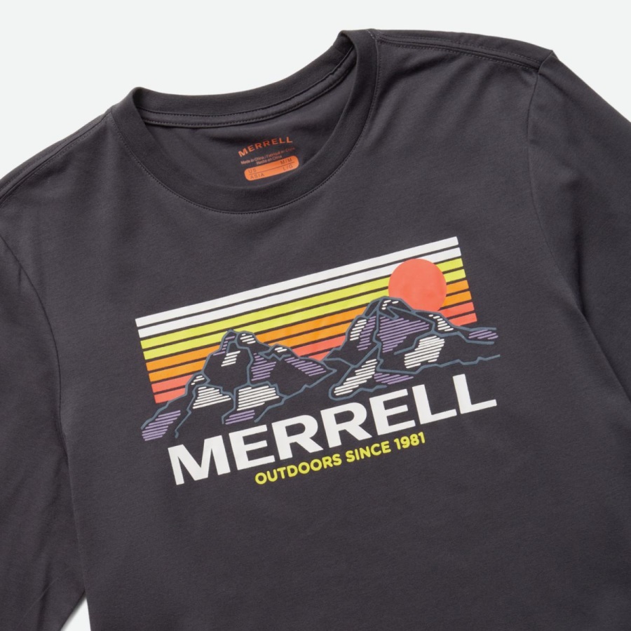 Merrell Men's Merrell Mountains Long Sleeve Tee India Ink