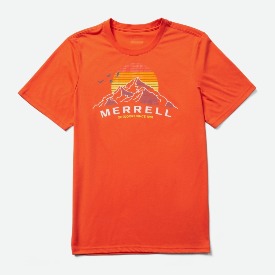 Merrell Men's Merrell Mountains Tee Firecracker