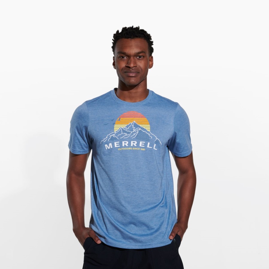 Merrell Men's Merrell Mountains Tee Riviera Heather