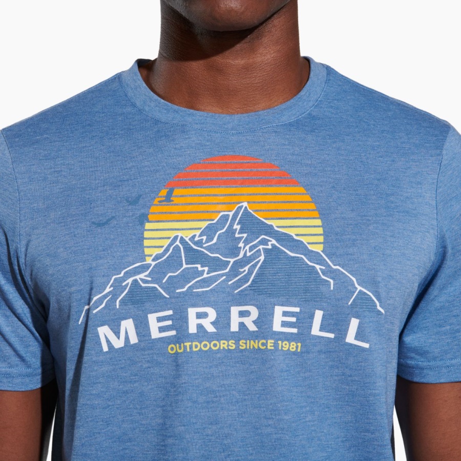 Merrell Men's Merrell Mountains Tee Riviera Heather