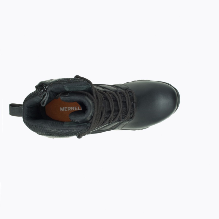 Merrell Men's Moab 2 8" Tactical Response Waterproof Boot Black