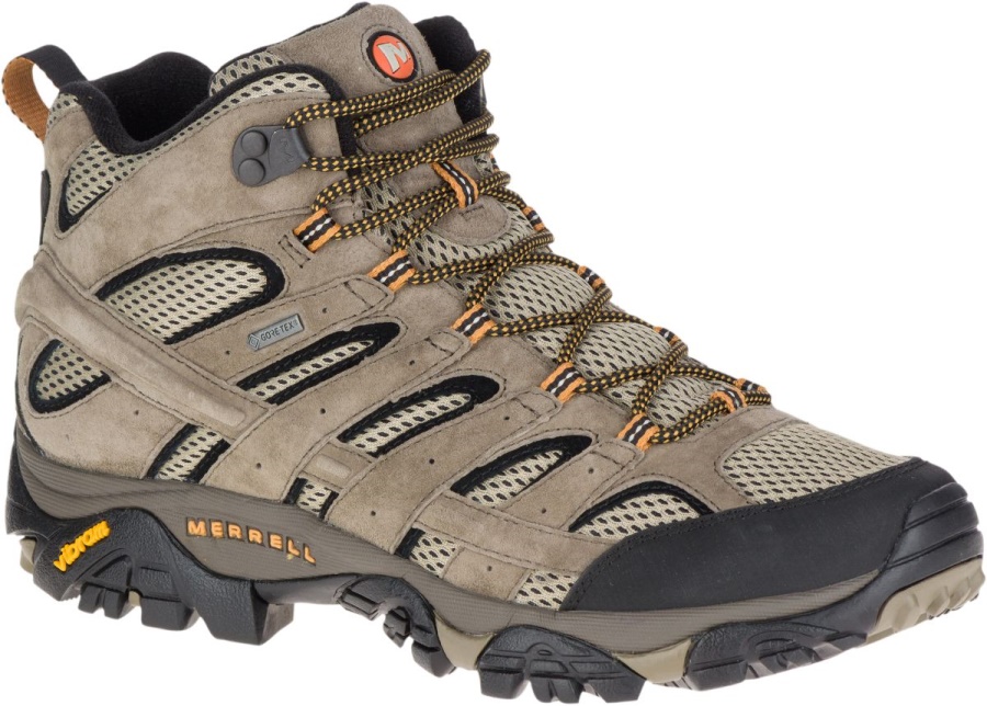 Merrell Men's Moab 2 Leather Mid GORE-TEX Pecan