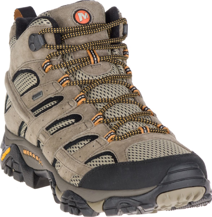Merrell Men's Moab 2 Leather Mid GORE-TEX Pecan
