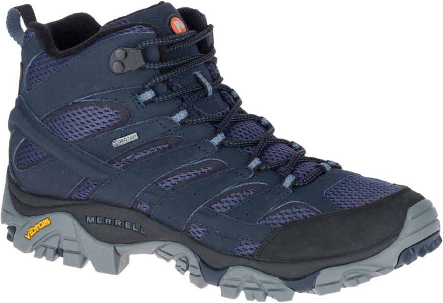 Merrell Men's Moab 2 Mid GORE-TEX Navy
