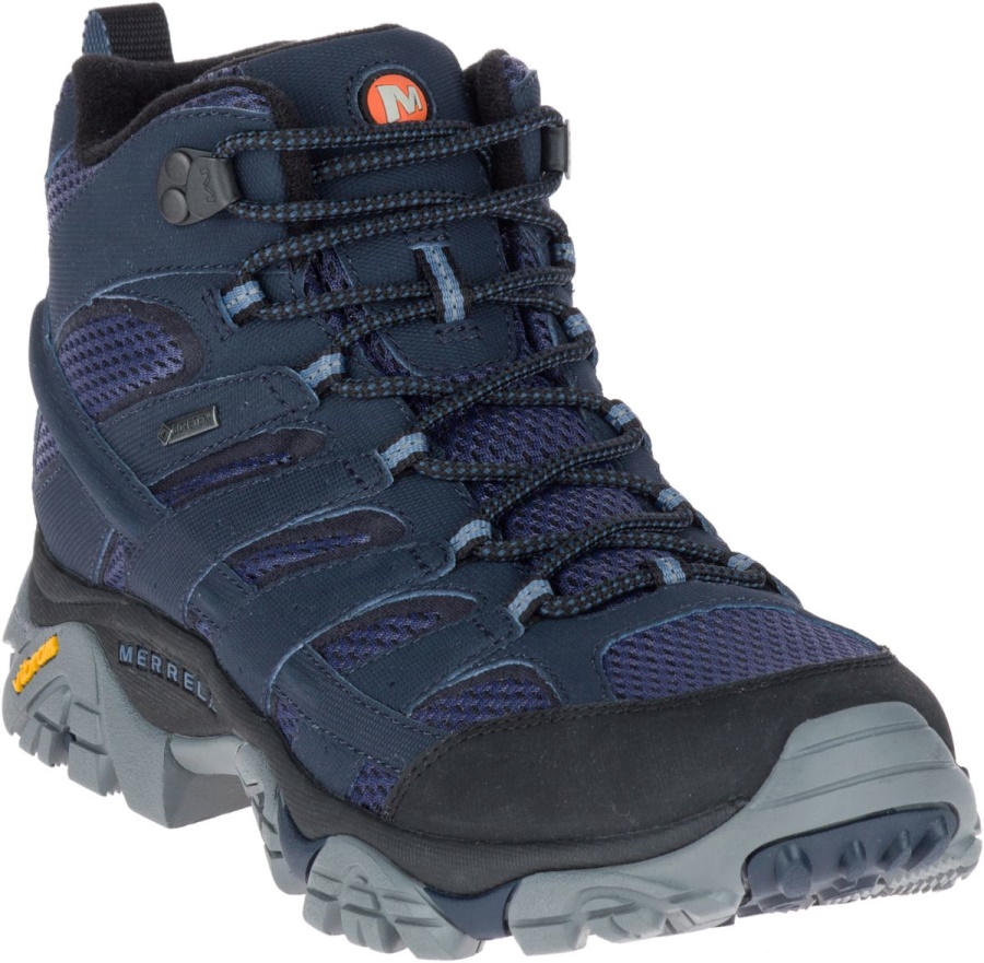 Merrell Men's Moab 2 Mid GORE-TEX Navy
