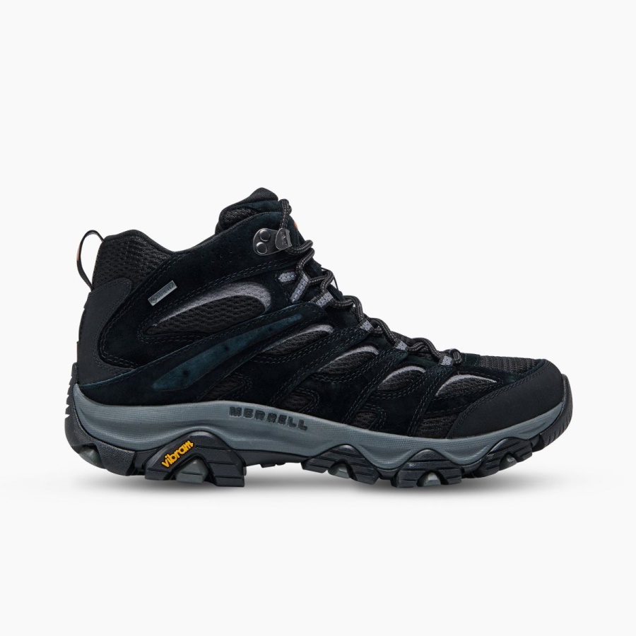 Merrell Men's Moab 3 Mid GORE-TEX Black-Grey
