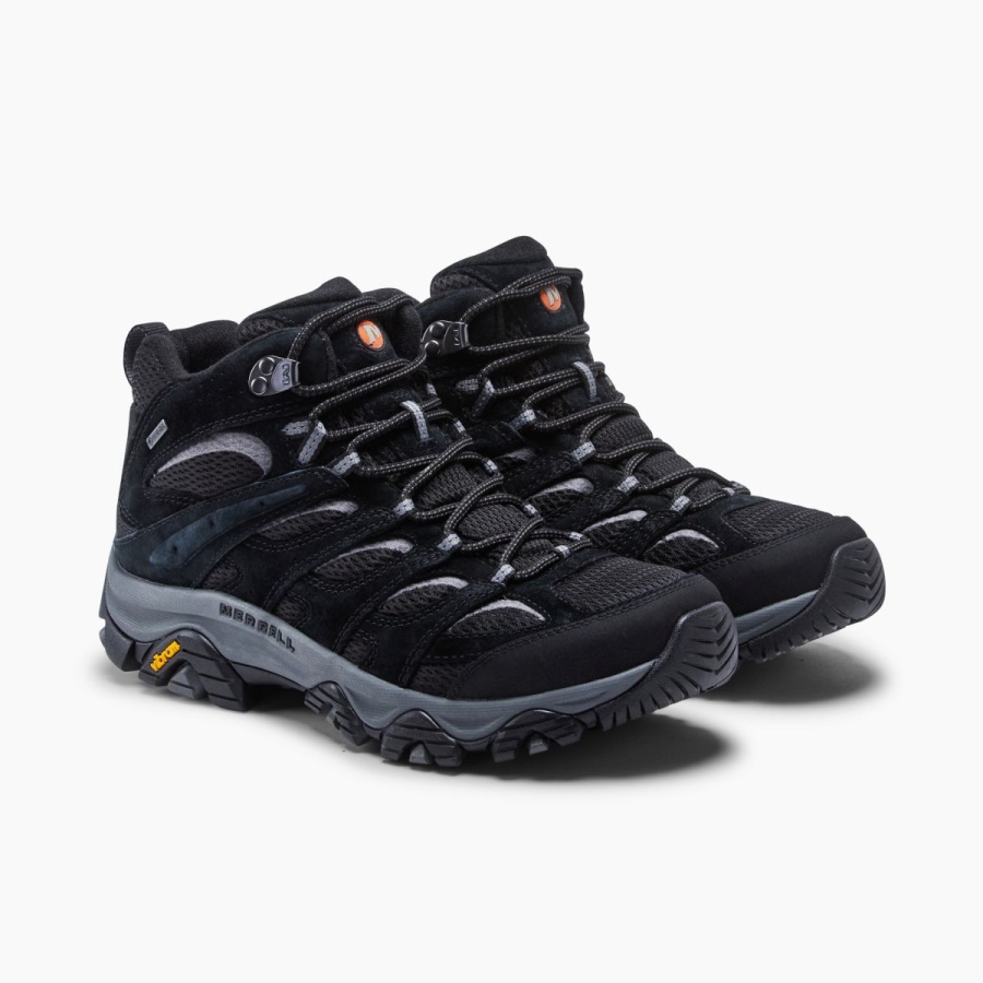 Merrell Men's Moab 3 Mid GORE-TEX Black-Grey