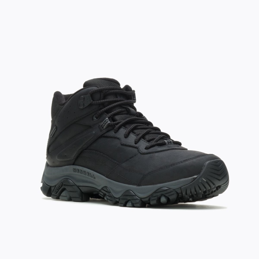 Merrell Men's Moab Adventure 3 Mid Waterproof Black