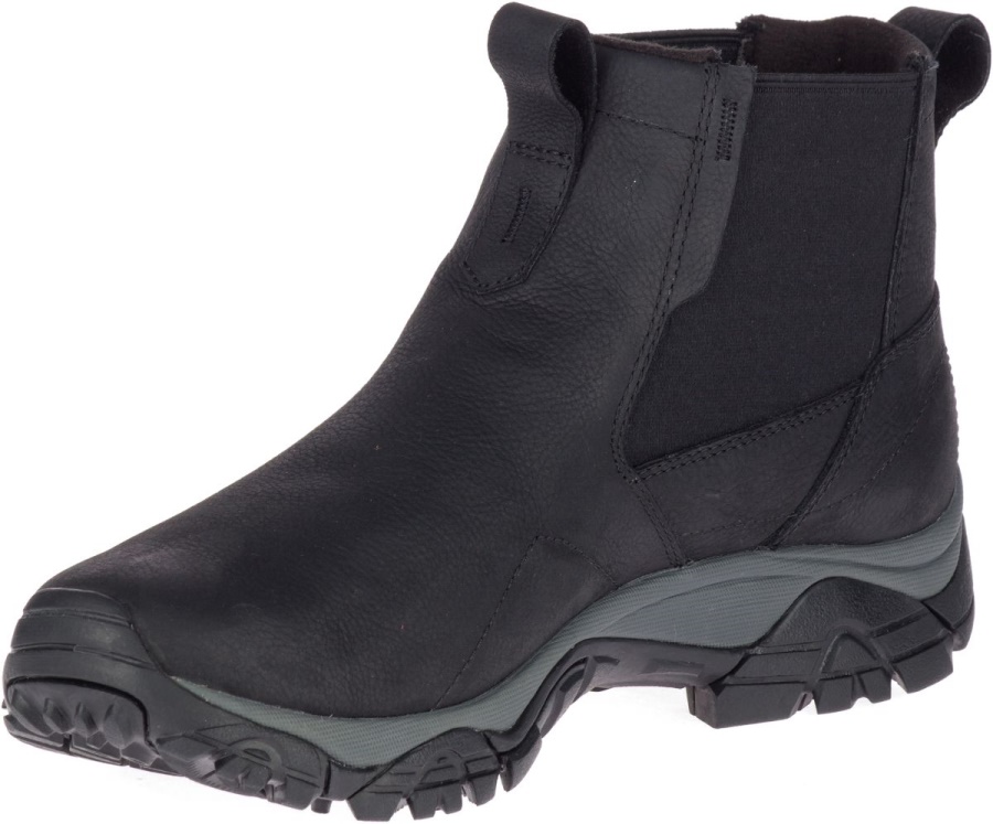 Merrell Men's Moab Adventure Chelsea Polar Waterproof Black